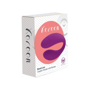 Bound Love Couples Vibrator - Paars