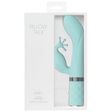 Groene G-spot Vibrator met Clitoris Stimulator - Kinky