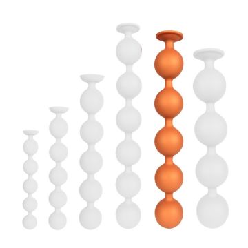 Anal Beads Bulby Butt XXL - Oranje