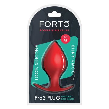 Buttplug  F-63 Rattler Spade Medium - Rood