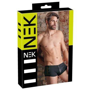 Boxer met Drukknopen - Zwart
