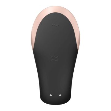 Satisfyer Double Love Luxury Partner Vibrator - Zwart