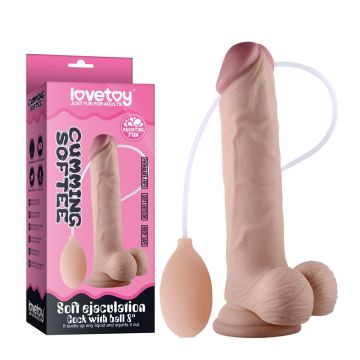 Ejaculerende Dildo met Ballen
