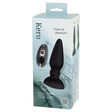 Kero Pulserende Buttplug - Zwart