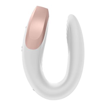 Satisfyer Double Love Luxury Partner Vibrator - Wit