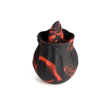 Vibrator BLOOMGASM Black Kiss Rimming Rose
