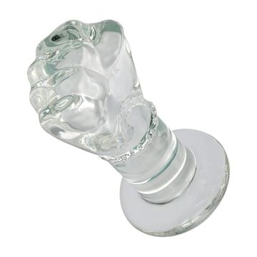 Glazen Fist Buttplug L - Transparant
