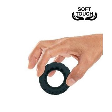 Siliconen Cockring Mr. Cock Tire - Zwart