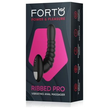 Anaal Vibrator Ribbed Pro Forto
