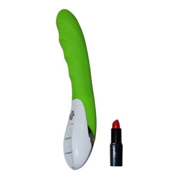 Mystim - Sassy Simon Golvende Vibrator - Lime Groen (OP=OP)