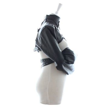 Dwangbuis Jacket Kunstleer - Zwart