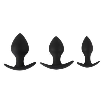 3-Delige Anaal Trainer Set - Zwart