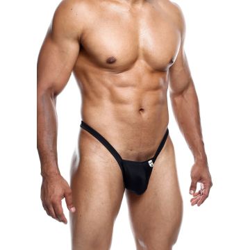 MOB Y Buns Thong Zwart