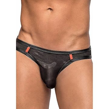 Camouflage String met Oranje Details