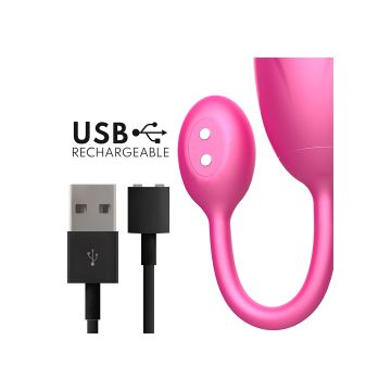Vibrerend Eitje + App Denver - Roze