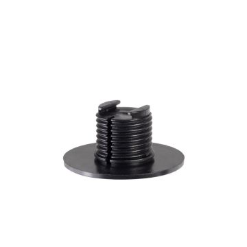 Verwisselbare Dildo voor Strap-On - Zwart
