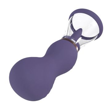 Oplaadbare Borst en Vulva Pomp Paars - Sensual