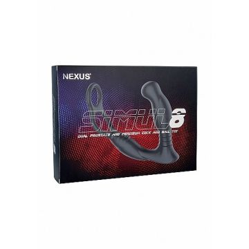 Prostaat Stimulator met Cockring Simul8 Nexus - Zwart