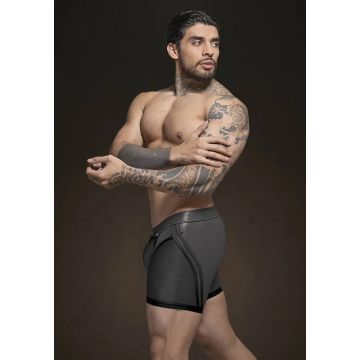ROK Rebel Pouch-Front Skin Bike Short - Zwart