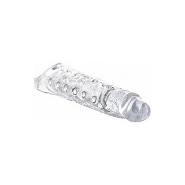 Transparante Penis Sleeve met Noppen - Verlengend-transparante-penis-sleeve-met-noppen-verlengend.jpg