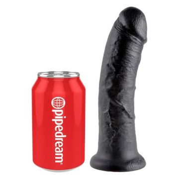 Zwarte realistische dildo 20 cm