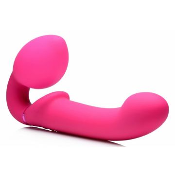 G-Pulse Vibrerende Strapless Dildo Met Afstandsbediening- Roze