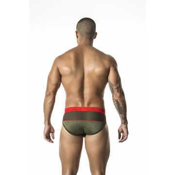 GIGO - Sexy Brief - Groen / Rood