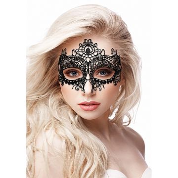 Kanten Masker Queen - Zwart