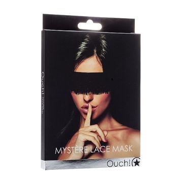 Kanten Oogmasker Mystere - Zwart