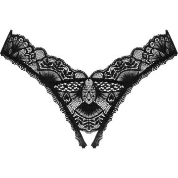 Obsessive Donna Dream Kruisloze String - Zwart