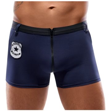 Svenjoyment Strakke Politie Broek - Blauw