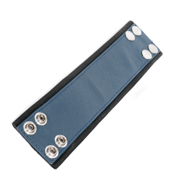 Polsband Blauw / Zwart - XL