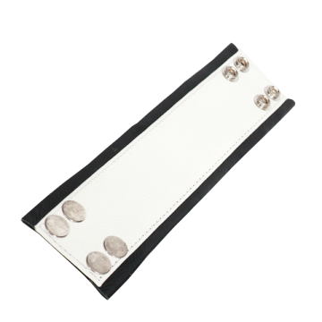 Polsband Wit / Zwart - M
