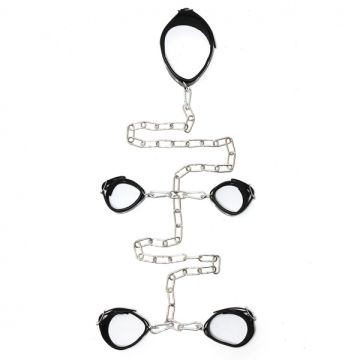 Rimba Hals - arm - voetboeien met ketting