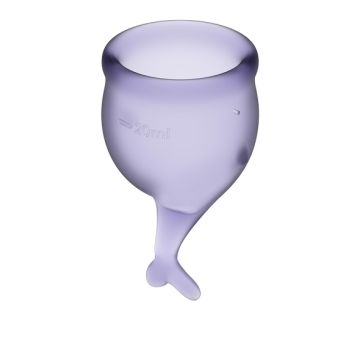 Satisfyer - Feel Secure Menstruatie Cup Set Lila (OP=OP)