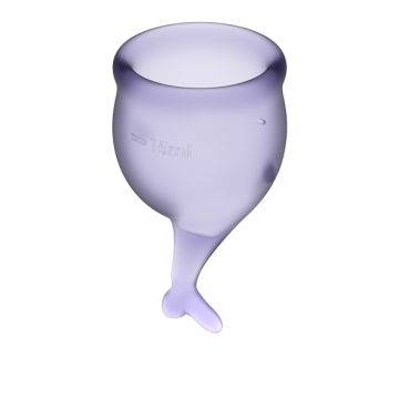 Satisfyer - Feel Secure Menstruatie Cup Set Lila (OP=OP)