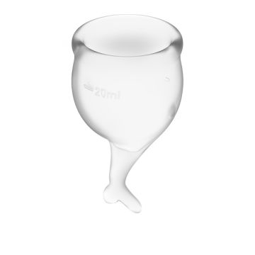 Satisfyer - Feel Secure Menstruatie Cup Set Transparant