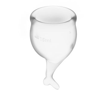Satisfyer - Feel Secure Menstruatie Cup Set Transparant