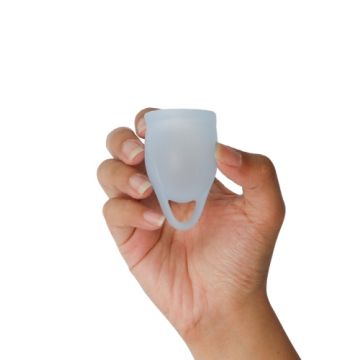 Satisfyer - Feel Confident Menstruatie Cup Set Lichtblauw