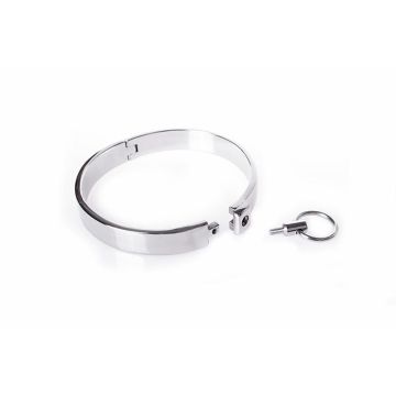 Stalen Halsband Zonder Sleutel - Zilver