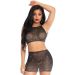 Transparante Sparkle Top en Rok Transparante Sparkle Top en Rok