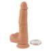 Stotende Dildo met Afstandsbediening Huidskleur Stotende Dildo met Afstandsbediening Huidskleur