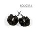 Sodorra Fluffy Handboeien - Zwart Sodorra Fluffy Handboeien - Zwart