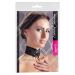 Zwarte choker van kant Zwarte choker van kant