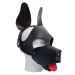 Mister B Leren Ruige Hondenmasker - Zwart Bruin Mister B Leren Ruige Hondenmasker - Zwart Bruin