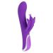 Oplaadbare Rabbit Vibrator met Vlinder - Paars Oplaadbare Rabbit Vibrator met Vlinder - Paars