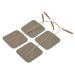 E-Stim Zelfklevende Electroden - 4 Stuks E-Stim Zelfklevende Electroden - 4 Stuks