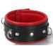 Smalle Slavenhalsband Zwart/Rood - 6.00 cm Smalle Slavenhalsband Zwart/Rood - 6.00 cm