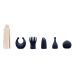 Pillow Talk 6 Mini Massers Set - Rosé Goud/Blauw Pillow Talk 6 Mini Massers Set - Rosé Goud/Blauw