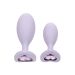 Buttplug set First Time Crystal - Paars Buttplug set First Time Crystal - Paars